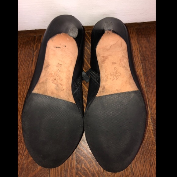 Cole Haan Leather Black Shoe Boots 3.5" - Picture 4 of 5